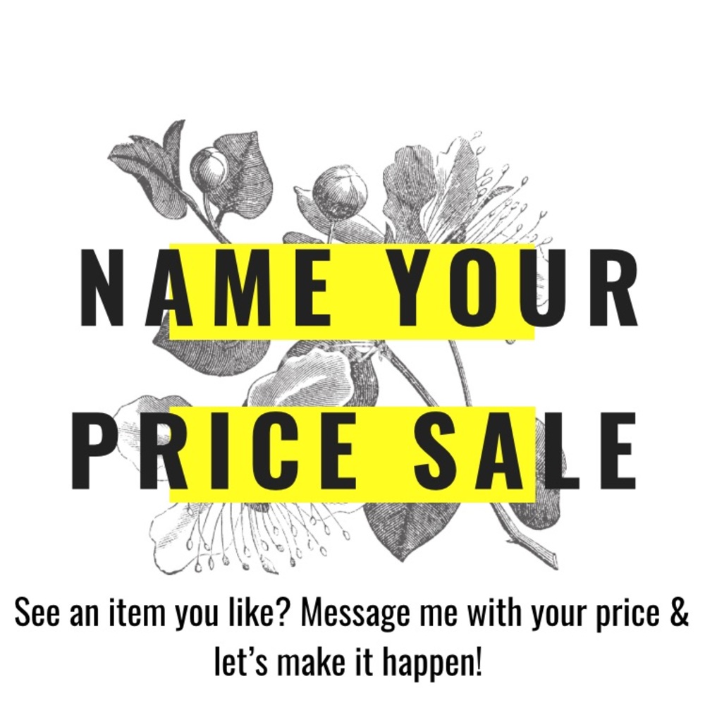 ✨Name Your Price Sale✨
